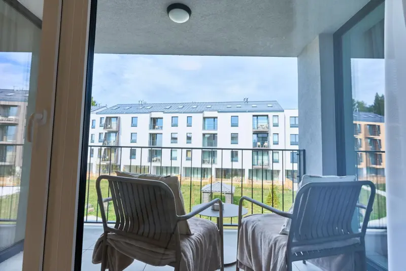 Izba Altitude Apartment 2655 Gerlach v Tatra Suites Holding, s.r.o. – Balkón s posedením