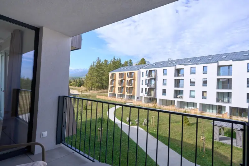 Izba Altitude Apartment 2655 Gerlach v Tatra Suites Holding, s.r.o. – Balkón s výhľadom